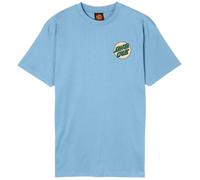 Santa Cruz T-Shirt 'Screaming Rose Flash' ivoire / canneberge / noir / blanc, Taille L