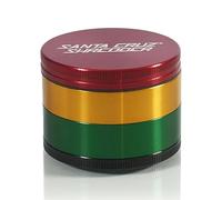 Santa Cruz Shredder Moulin à épices en métal fabriqué aux États-Unis (grand (7 cm), rasta)