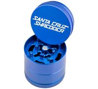 Santa Cruz Shredder Moulin à épices en métal moleté pour une meilleure prise en main 3 pièces Petit 4,3 cm (Bleu)