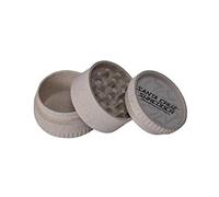 Santa Cruz Shredder Moulin à épices et herbes avec dessus moleté pour une meilleure prise en main 3 pièces 5,6 cm (blanc)