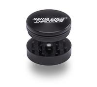 Santa Cruz Shredder Moulin à herbes en métal avec dessus moleté pour une meilleure prise en main - 2 pièces - 6,9 cm (noir)