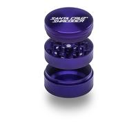 Santa Cruz Shredder Moulin à herbes en métal avec dessus moleté pour une meilleure prise en main, 3 pièces, grand format 6,9 cm (violet)