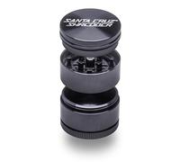 Santa Cruz Shredder Moulin à herbes en métal avec dessus moleté pour une meilleure prise en main, 3 pièces, petit 4,3 cm (gris)