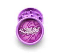Santa Cruz Shredder Moulin à herbes pour herbes avec dessus moleté pour une meilleure prise en main 2 pièces Medium 2.2 (violet)