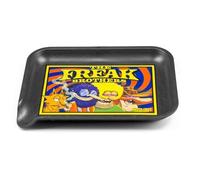 Santa Cruz Shredder Plateau noir Freak Brothers - Bords arrondis lisses, bec verseur pour un remplissage facile - Design durable pour une expérience sans effort - Petit