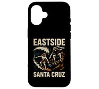Santa Cruz Surf Eastside Santa Cruz Surfs Up Retro Mens Surfs Up Coque pour iPhone 16