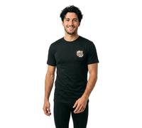 Santa Cruz Flaming Dice Dot Chest Short Sleeve T-shirt Noir S