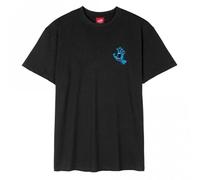 Santa Cruz T-Shirt bleu néon / rouge / noir / blanc, Taille M