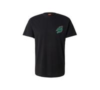 Santa Cruz T-Shirt 'Wired Flame Dot' gris clair / citron vert / noir / blanc, Taille XL