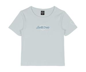 Santa Cruz - Women's Love Script Front T-Shirt - T-shirt - 14 - mist