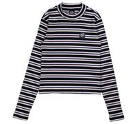 Santa Cruz - Women's Opus Dot Mock Neck L/S Top - Haut à manches longues - 12 - multi stripe