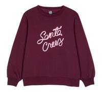 Santa Cruz - Women's Ribbon Script Front Crew - Pull - 6 - dark cherry