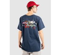 Santa Cruz X Stranger Things Eddie Slasher T-Shirt bleu XL