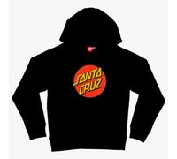 Santa Cruz Youth Classic Dot Kids Pullover Hoody Age 10-12 New Black