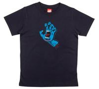 SANTA CRUZ Youth T-Shirt Youth Screaming Hand T-Shirt 10/12 ANS Black