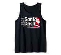 Santa Dash Christmas Running Runner Costume Xmas 5k Marathon Débardeur