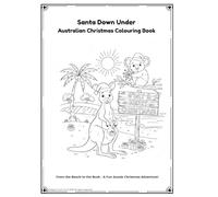 Santa Down Under: Australian Christmas Colouring Book for Kids