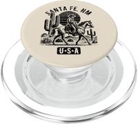 Santa Fe New Mexico USA Cowboy Cheval Style Vintage PopSockets PopGrip pour MagSafe