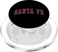 Santa Fe Souvenir du Mexique Sport College Texte Rouge PopSockets PopGrip pour MagSafe