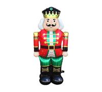 Santa Foil Balloon - Ensemble de ballons de Noël de 155 x 83 cm | Grand bonhomme de neige en d'épice gonflable en aluminium - Décoration de fête | Propriété photo - Décoration de Noël