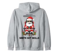 Santa Got Skills Jeu vidéo de Noël Sweat à Capuche
