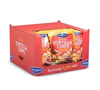 Santa Maria Copeaux de tortilla au fromage - Lot de 15 x 185 g | Copeaux de maïs légèrement salés | Excellent pour servir avec la fajita, le burrito, la quesadilla et l'enchilada