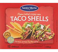 Santa Maria Corn Taco Shells Tex Mex, 12 rŽservoirs, 135 g