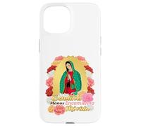 Santa María de Guadalupe, La Morenita Del Tepeyac Coque pour iPhone 15