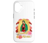 Santa María de Guadalupe, La Morenita Del Tepeyac Coque pour iPhone 16
