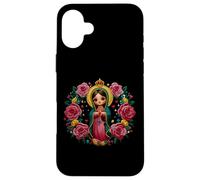 Santa María de Guadalupe Patrona de México La Guadalupana Coque pour iPhone 16 Plus
