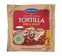 Santa Maria de ma•s et de blŽ Tortilla 8 pices Moyen Super Soft, 336 g