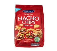 Santa Maria Nacho Chips Original, 185 g | Découpez à base de farine de maïs cuite au feu, excellentes comme collation, apéritif ou apéritif