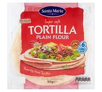 Santa Maria Tortilla Lg Plaine 6 Par Paquet (Paquet de 2)