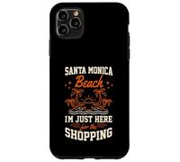 Santa Monica Beach, Je suis Juste là pour Faire du Shopping Entre Filles Coque pour iPhone 11 Pro Max