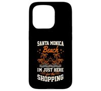 Santa Monica Beach, Je suis Juste là pour Faire du Shopping Entre Filles Coque pour iPhone 15 Pro