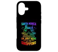 Santa Monica Beach, Je suis Juste là pour Faire du Shopping Entre Filles Coque pour iPhone 17