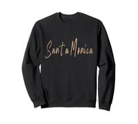 Santa Monica California - Design vintage et élégant Sweatshirt
