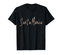 Santa Monica California - Design vintage et élégant T-Shirt