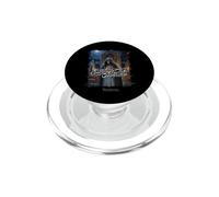 Santa Muerte au cimetière à Pleine Lune PopSockets PopGrip pour MagSafe