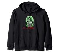 Santa Muerte Boule de Justice Verte Rose Sainte Sweat à Capuche