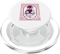 Santa Muerte Carte de prière Gothique avec emblème de dévotion PopSockets PopGrip pour MagSafe