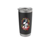 Santa Muerte La Catrina Jour des Morts Día De Los Muertos Gobelet isotherme en acier inoxydable double paroi