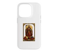 Santa Muerte Saintes Bougies Autel Dévotion Folk Saint Tee Coque pour iPhone 14 Pro