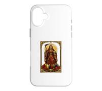 Santa Muerte Saintes Bougies Autel Dévotion Folk Saint Tee Coque pour iPhone 16 Plus