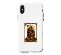 Santa Muerte Saintes Bougies Autel Dévotion Folk Saint Tee Coque pour iPhone X/XS