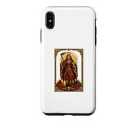 Santa Muerte Saintes Bougies Autel Dévotion Folk Saint Tee Coque pour iPhone XS Max
