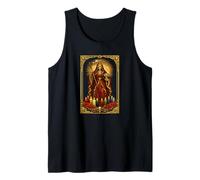 Santa Muerte Saintes Bougies Autel Dévotion Folk Saint Tee Débardeur