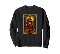 Santa Muerte Saintes Bougies Autel Dévotion Folk Saint Tee Sweatshirt