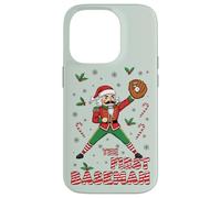Santa Nutcracker Baseball Christmas The First Baseman Coque pour iPhone 14 Pro