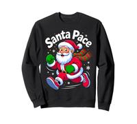 Santa Pace Christmas Running Runner Costume Xmas 5k Marathon Sweatshirt